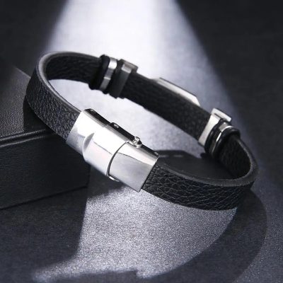 Vue Arrière Bracelet Clé de Sol Cadence d'Acier