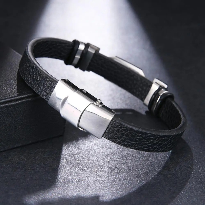 Vue Arrière Bracelet Clé de Sol Cadence d'Acier