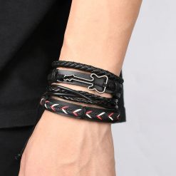 Vue Portée Bracelet Guitare Rock - Trio Tribal Électrik