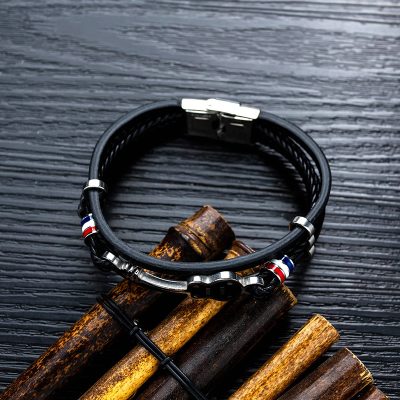 Vue de face Bracelet Guitare French Touch