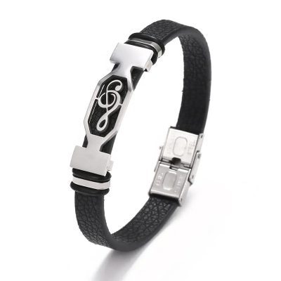 Vue générale Bracelet Clé de Sol Cadence d'Acier