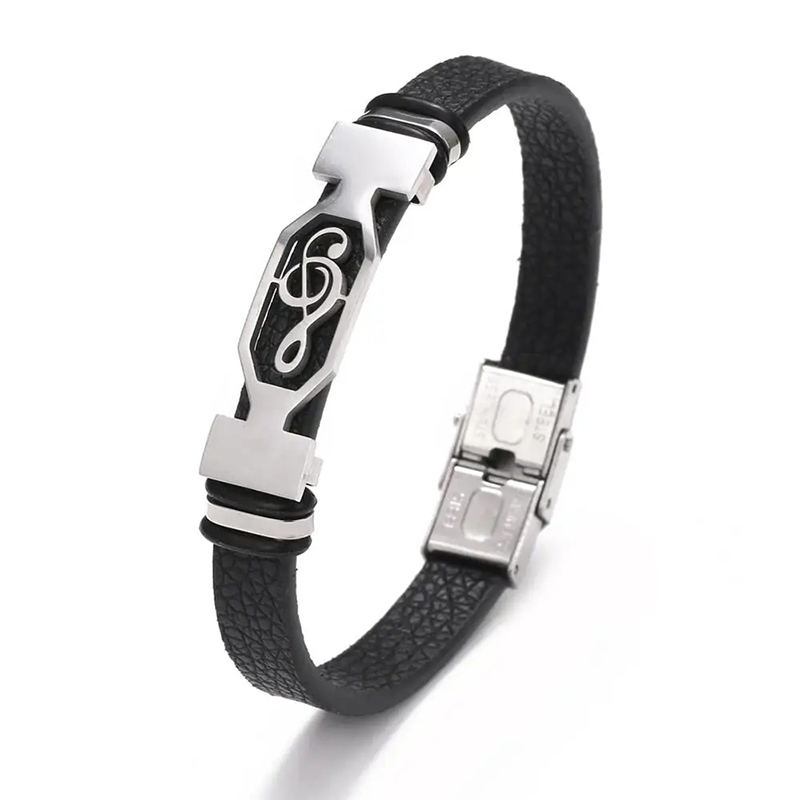 Vue générale Bracelet Clé de Sol Cadence d'Acier