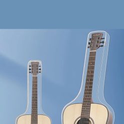 Avant Housse Transparente Anti-Poussière et Étanche pour Guitare - PVC Résistant 4041 pouces