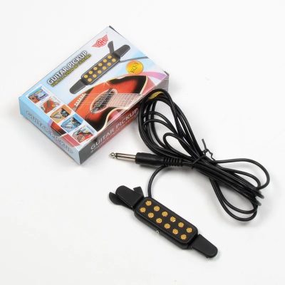 Avant Micro de Rosace Clip-on 12 Pôles pour Guitare Acoustique