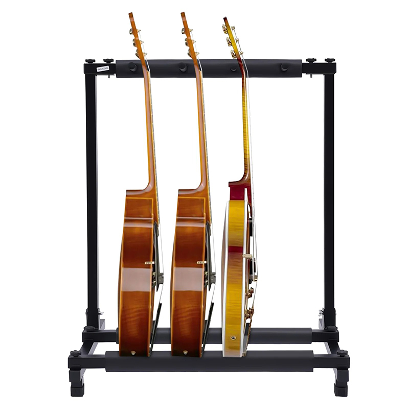 Avant Stand Guitare Mural Bois - Crochet Pivotant avec Base Vintage & Rembourrage Protecteur