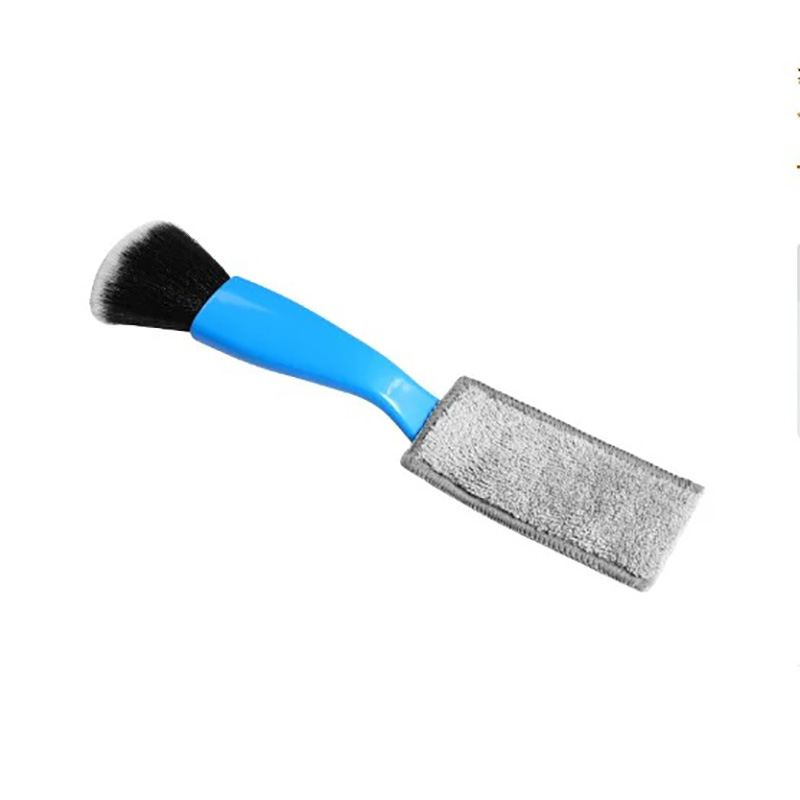 Brosse et Nettoyeur de Cordes pour Guitare - Outil d'Entretien 2-en-1 bleu