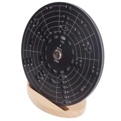 Cercle Harmonique Avancé Pentatonique & Modes - Roue Théorique Multi-Couches avec Support Bois