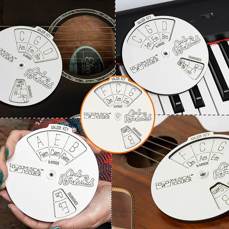 Cercle des Quintes - Bois Clair Musical Toolbox – Outil d’Harmonie et de Transposition