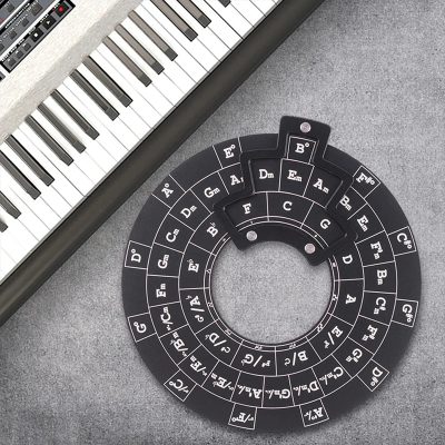 Cercle - des Quintes Noir Harmonie Universelle – Outil Musical de Transposition