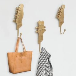 Crochet Mural Guitare Patère Tête de Manche Rock’n’Roll (19 cm)