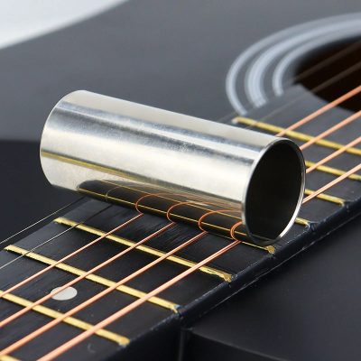 Details Bottleneck Guitare en acier inoxydable - 3 couleurs au choix !