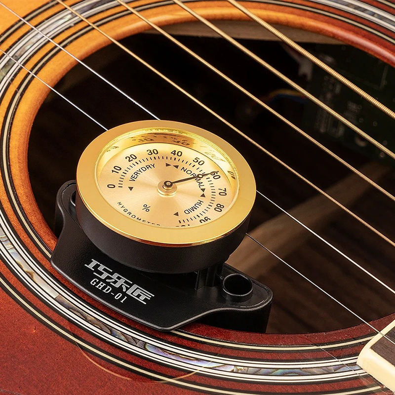 Humidificateur et Hygromètre 2-en-1 pour Guitare