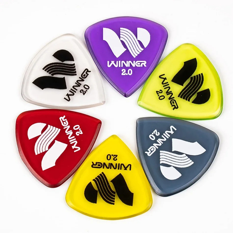 Plectres - de Guitare en Polycarbon 2.0mm - 6 ou 12 pièces !