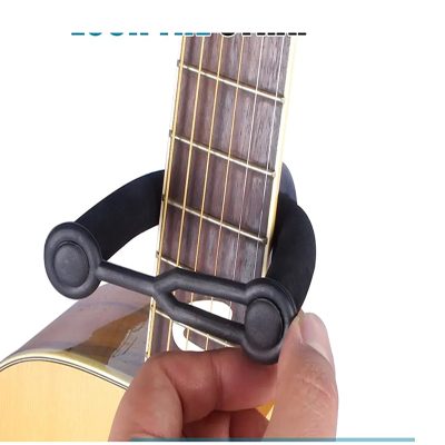 Porte Guitare Réglable - avec Crochet Antidérapant – Support Universel pour Guitare, Banjo & Alto