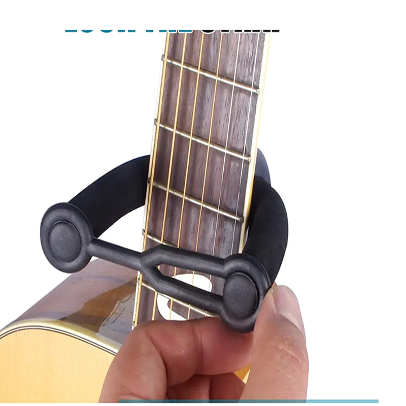 Porte Guitare Réglable - avec Crochet Antidérapant – Support Universel pour Guitare, Banjo & Alto