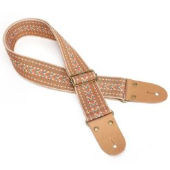 Sangle de Guitare Vintage Flèches Navajo Terre Brûlée