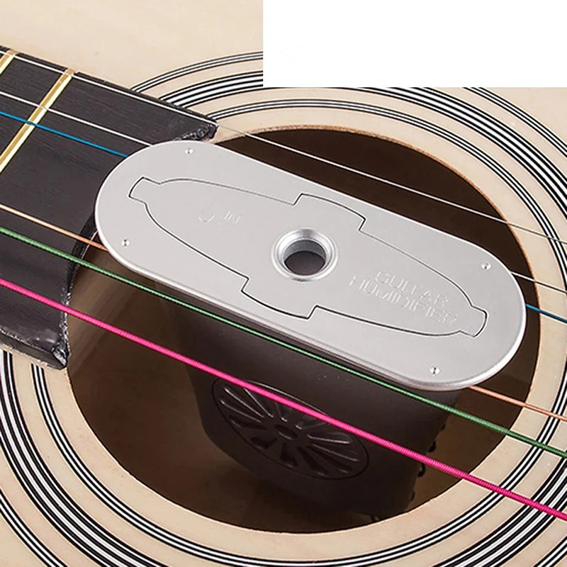 Vue Arrière Humidificateur de Rosace à Suspension pour Guitare Acoustique