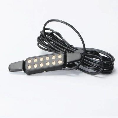 Vue de face Micro de Rosace Clip-on 12 Pôles pour Guitare Acoustique