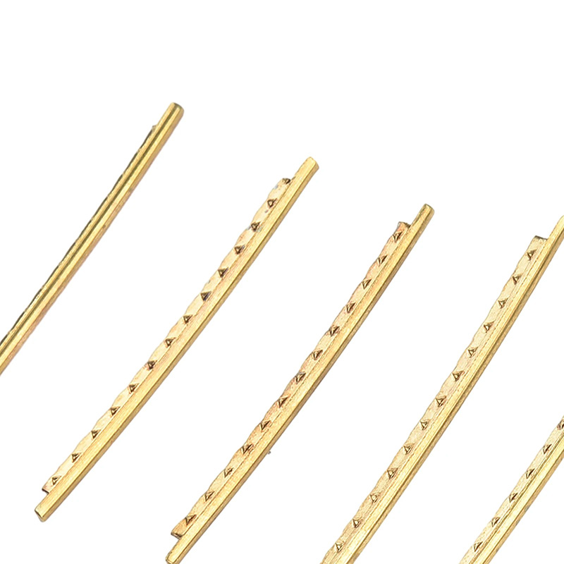 Vue générale Fils de Frettes en Laiton pour Lutherie (Set Complet)