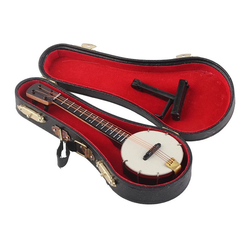 Banjo Miniature de Collection - Modèle - Folk Classique 14,5 cm