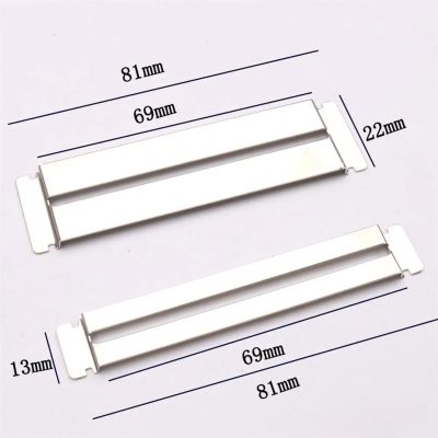 Dimensions du Kit d'Entretien pour Frettes de Guitare (Protège-Touche et Bloc de Polissage)