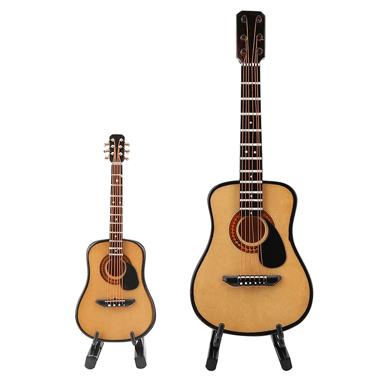 Guitare Miniature Acoustique - Modèle - Classique Naturel 15 cm