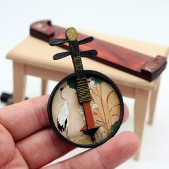 Miniature Instrument de Musique Asiatique - Modèle Chant de la Grue