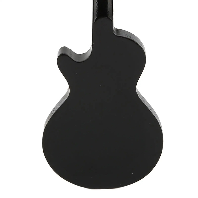 Vue Arrière Miniature Guitare Électrique de Collection - Modèle Classic Sunburst