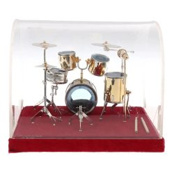 vue de face Miniature de Batterie sous Cloche Drummer's Hall of Fame
