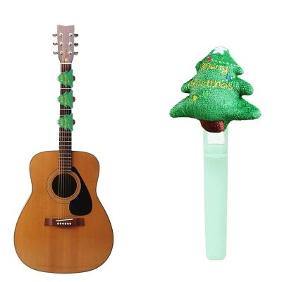 Avant Capodastre Guitare de Noël - Design Sapin Merry Christmas