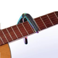 Capodastre Guitare Intelligent 2-en-1 avec Accordeur LED Rechargeable USB-C Couleur