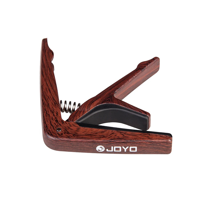 Capodastre Guitare - Modèle Ergonomique à Ressort en Alliage Léger Couleur marron