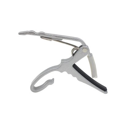 Capodastre Guitare Modèle Léger à Ressort Ergonomique Couleur Argent