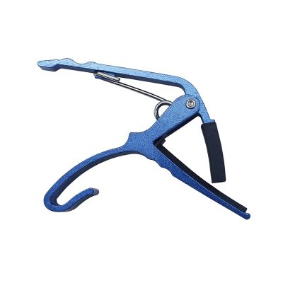 Capodastre Guitare Modèle Léger à Ressort Ergonomique Couleur Bleu