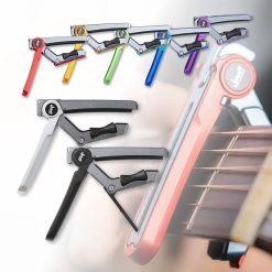 Capodastre Guitare Premium Réglable avec Système de Pression Contrôlée et Glissière Fluide