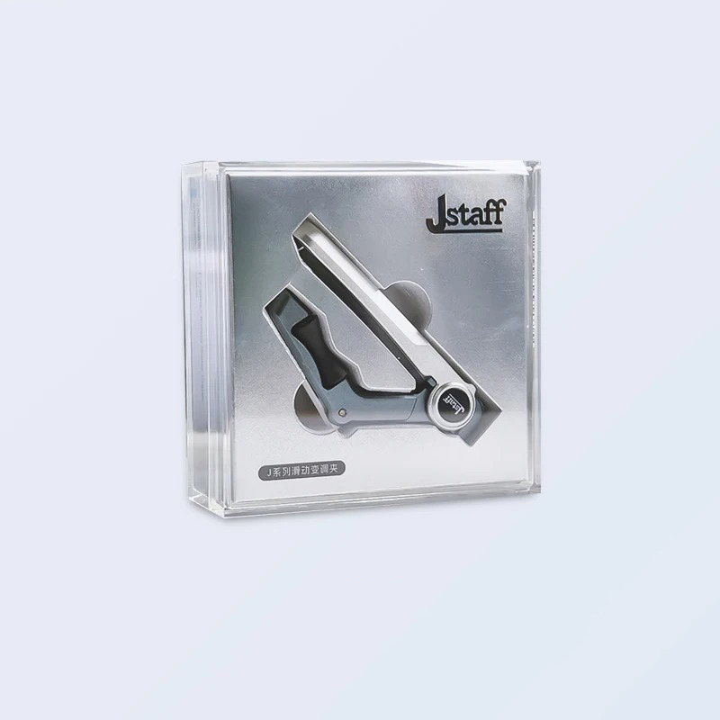 Capodastre Guitare Premium Réglable avec Système de Pression Contrôlée et Glissière Fluide Couleur Blanc
