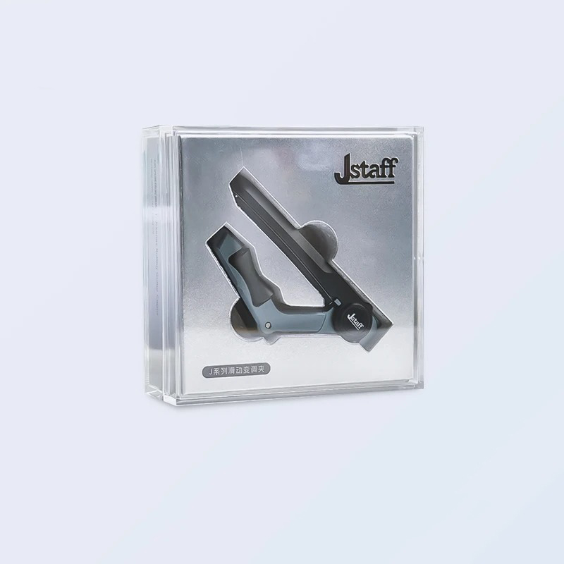 Capodastre Guitare Premium Réglable avec Système de Pression Contrôlée et Glissière Fluide Couleur Noir