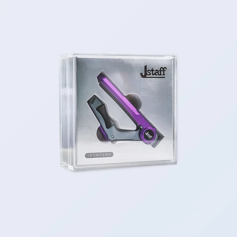 Capodastre Guitare Premium Réglable avec Système de Pression Contrôlée et Glissière Fluide Couleur Violet
