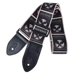 Sangle Guitare électrique Rock - Rock in Music Vintage Noir