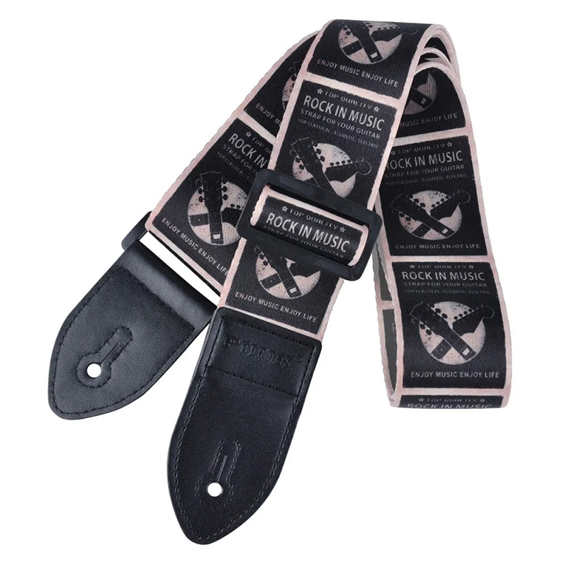 Sangle Guitare électrique Rock - Rock in Music Vintage Noir