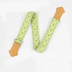 Sangle Ukulélé Tissage Vert Printanier
