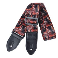 Sangle de Guitare Rock - Circuits Électro Vintage