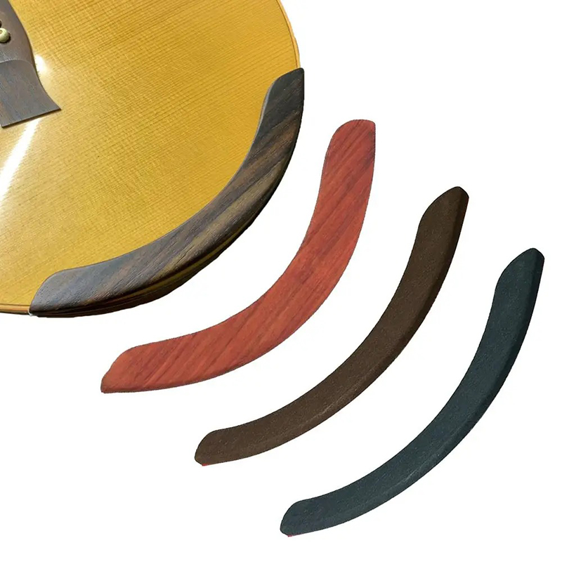 Accoudoir Guitare Acoustique en Bois, Repose-bras Ergonomique pour Guitare Folk et Classique (PalissandreÉbène)
