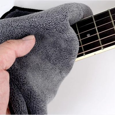 Avant Chiffon Microfibre Doux pour Guitare & Instruments - Entretien, Nettoyage & Polissage Sans Rayures