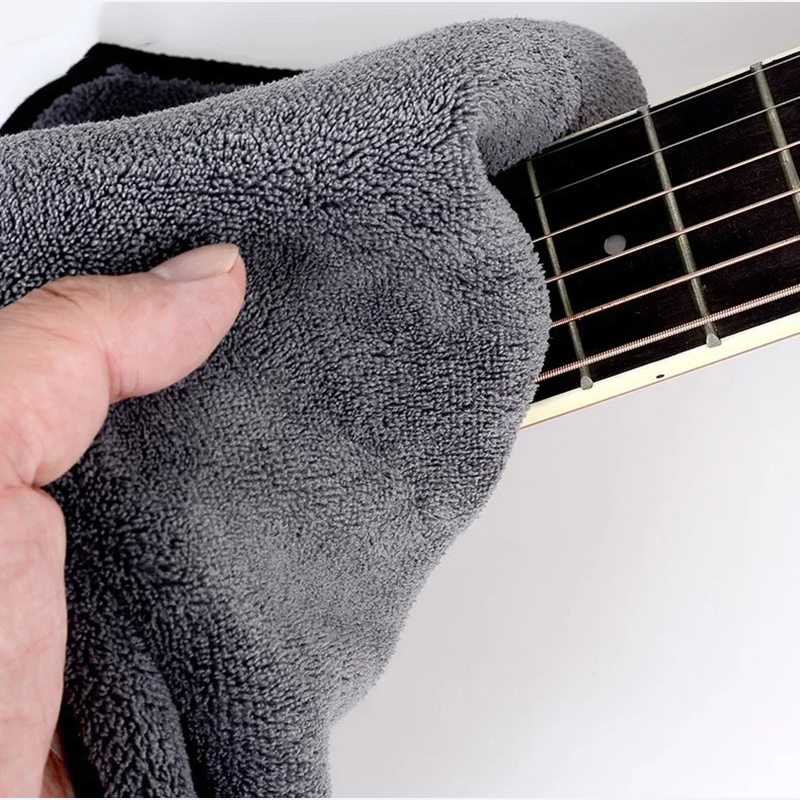 Avant Chiffon Microfibre Doux pour Guitare & Instruments - Entretien, Nettoyage & Polissage Sans Rayures