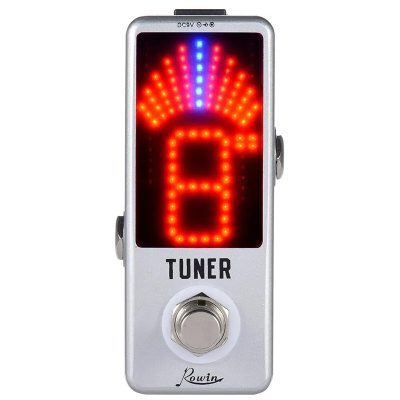 Avant Pédale Accordeur Chromatique Mini Tuner LED Haute Précision
