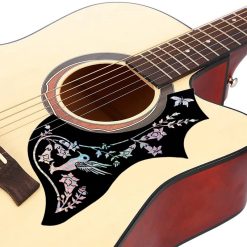 Avant Pickguard « Symphonie des Colibris Nacrés » - Protection Décorative pour Guitare Acoustique Lot de 2 pièces !
