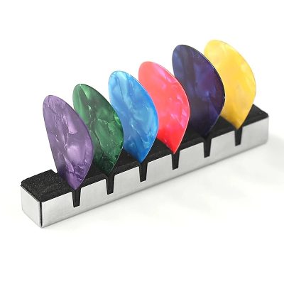 Avant Porte-Médiators & Mute de Cordes “Rose Vintage” - Accessoire 2-en-1 pour Guitare Acoustique & Folk