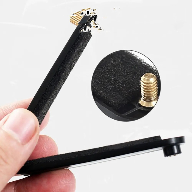 Avant Silencieux de Guitare Acoustique « QuietTone » Atténuateur de Cordes Réglable avec Mousse Anti-Résonance