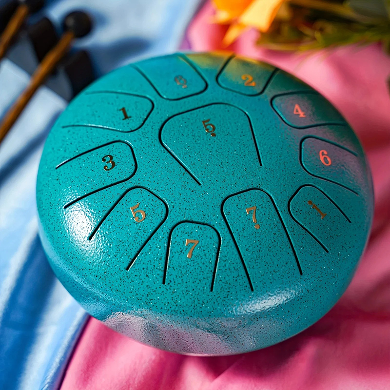 Avant Tongue Drum 8 Notes Tambour Mélodique Acier ZenTone Pro - 6 Couleurs au Choix !